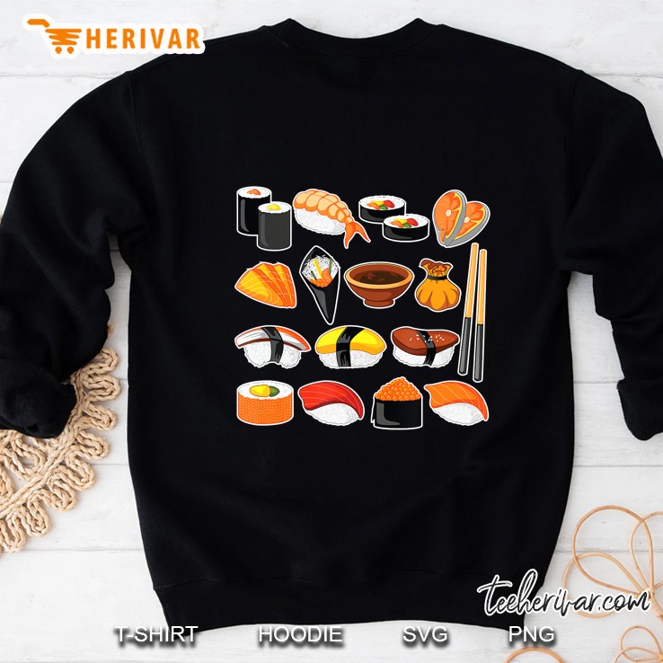Sushi Japanese Food Go Rice Art Sweatshirt