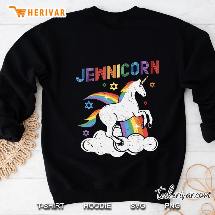 Jewnicorn Funny Jewish Unicorn Sweatshirt