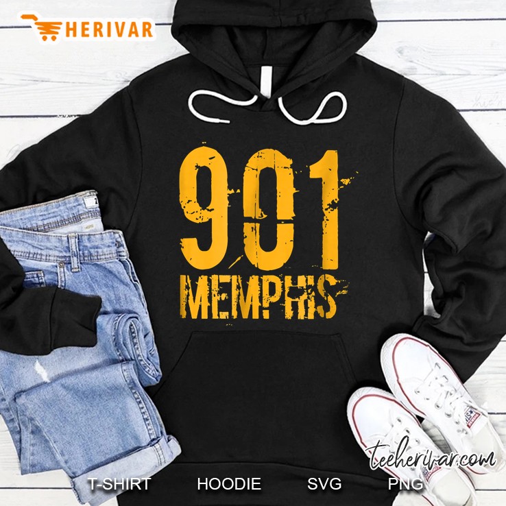 901 Memphis Area Code Tennessee Hoodie