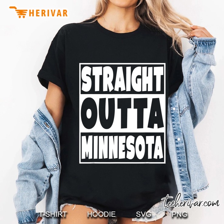 Straight Outta Minnesota Ladies Tee