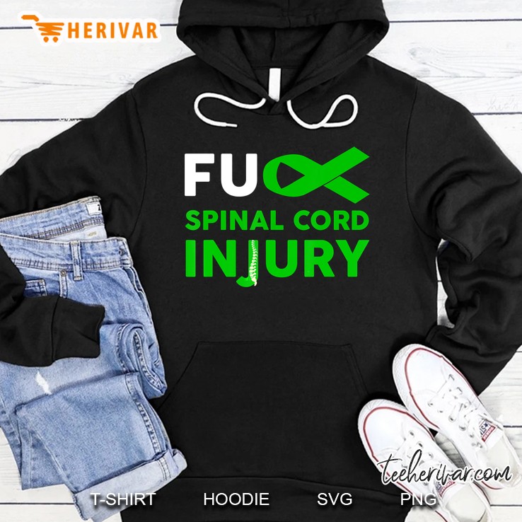 Fuck Spinal Cord Injury Awareness Hoodie