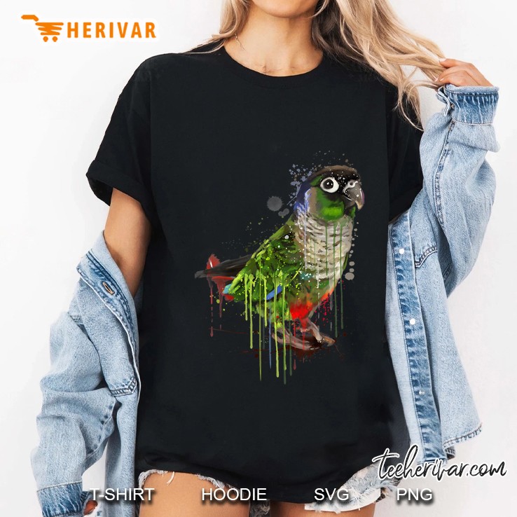 Green Cheek Conure Cute Parrot Ladies Tee