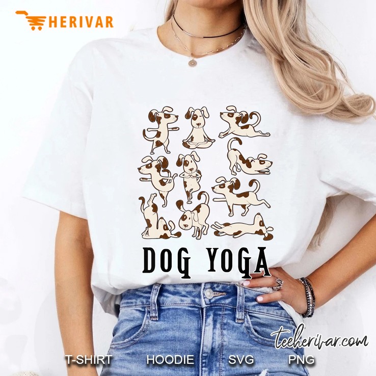 Fun Dog Yoga Ladies Tee