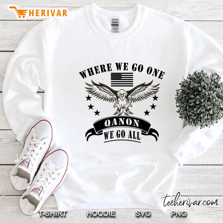 Q Anon Wwg1wgaW American Flag Eagle Patriotic Sweatshirt