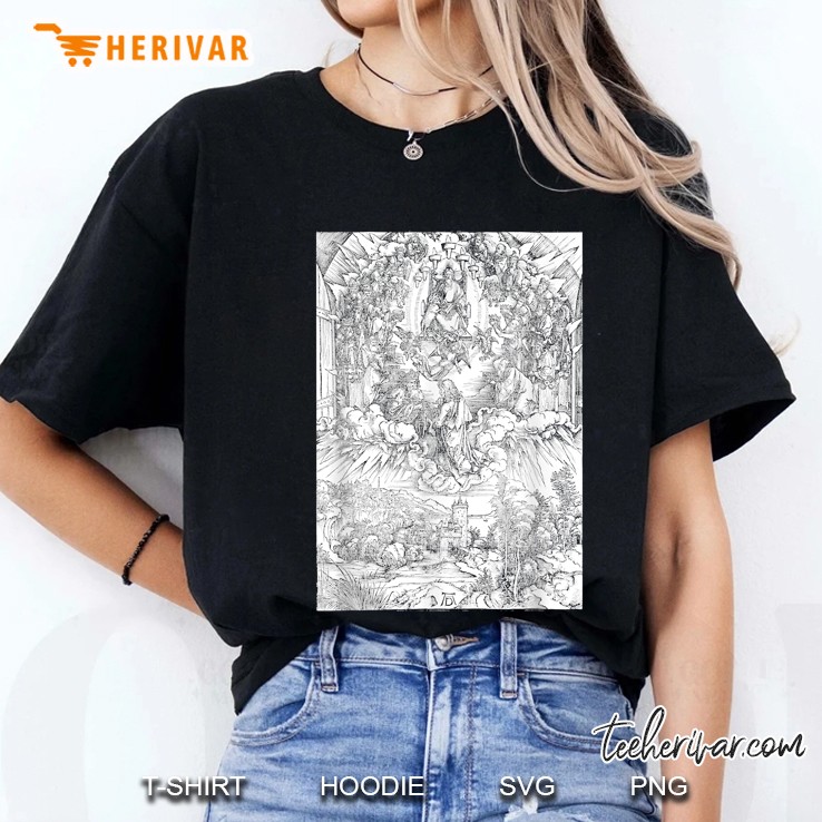 Albrecht Durer The Apocalypse Vintage Engraving Ladies Tee