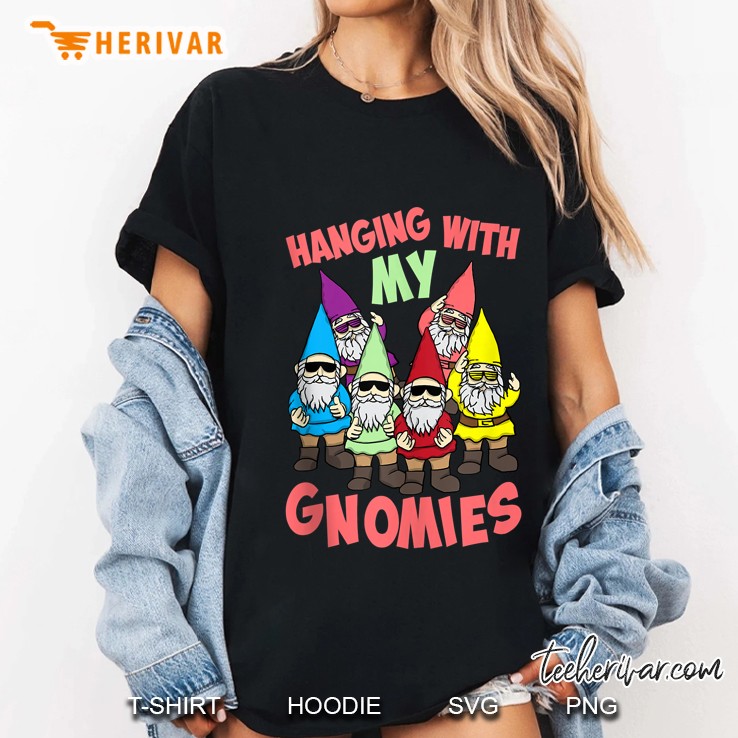 Hanging With My Gnomies Ladies Tee