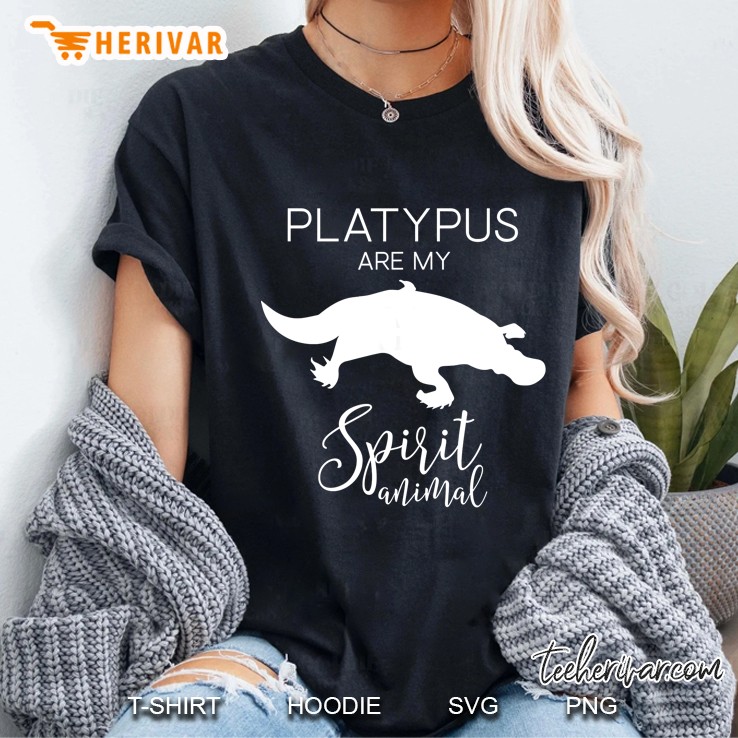 Platypus Are My Spirit Animal Duck-Billed Ladies Tee