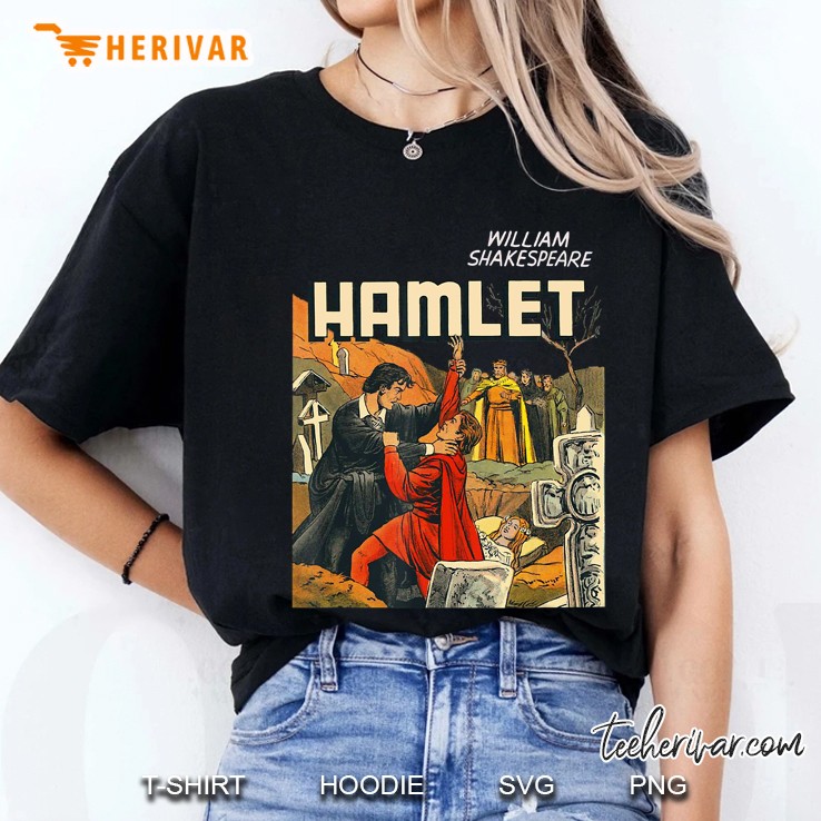 Vintage William Shakespeare Hamlet Laertes Ophelia Ladies Tee