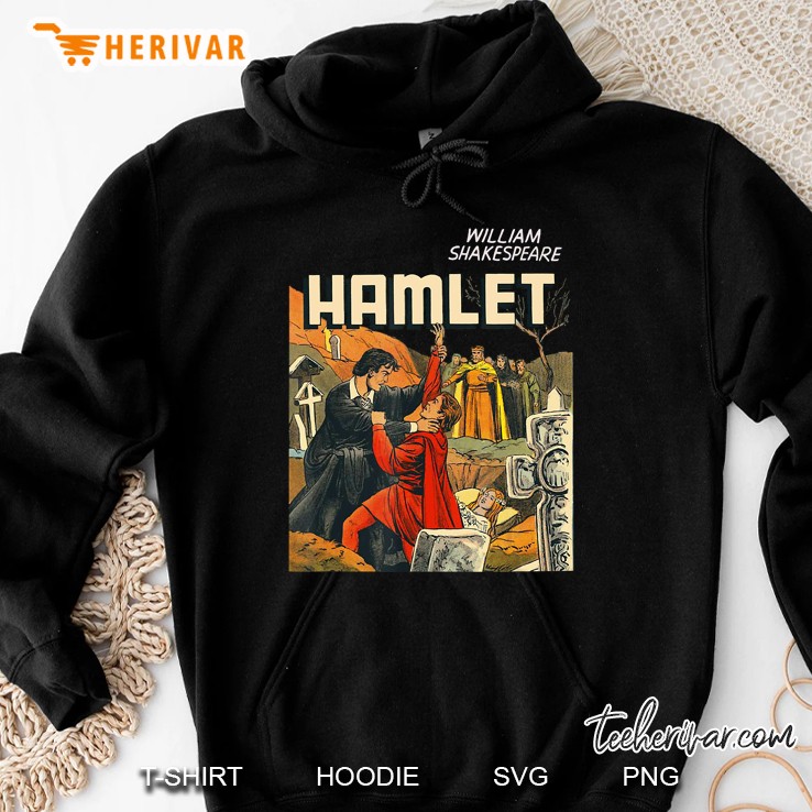 Vintage William Shakespeare Hamlet Laertes Ophelia Hoodie