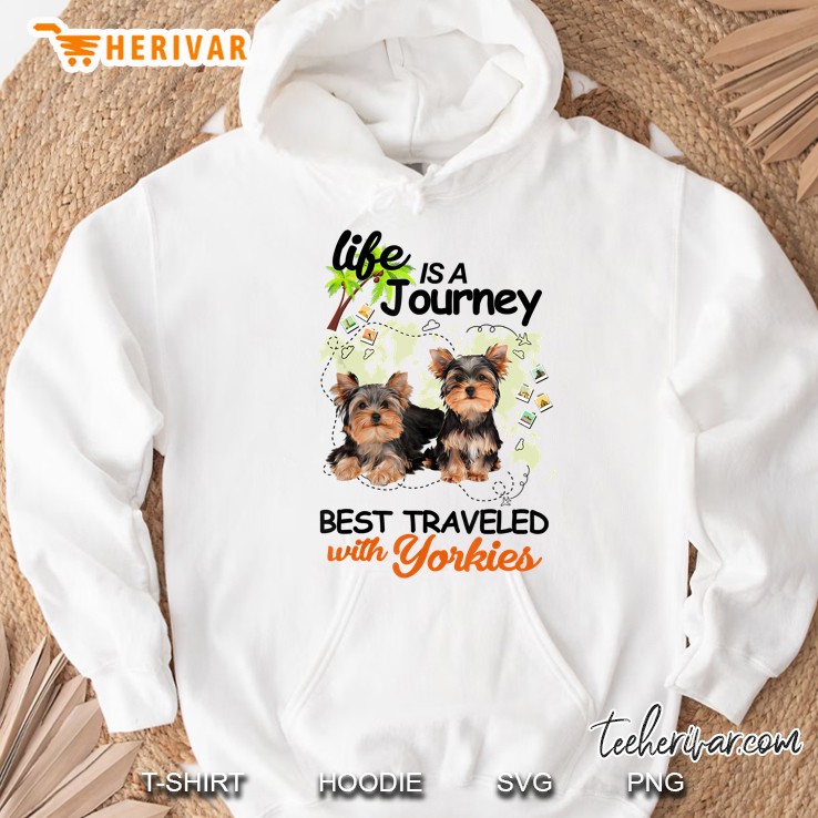 Best Traveled With Yorkies Dog Hoodie