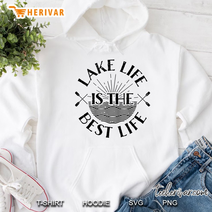 Lake Life Is The Best Life - Sunrise Over Water Hoodie