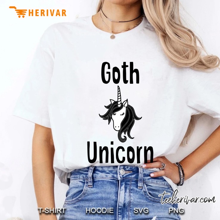 Goth Unicorn Ladies Tee