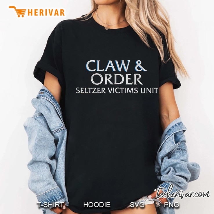 Claw & Order Seltzer Victims Unit Ladies Tee