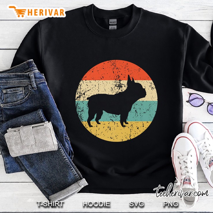 French Bulldog Silhouette Vintage Version Sweatshirt