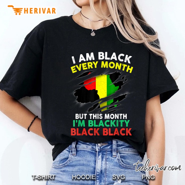 I Am Black Every Month But This Month I