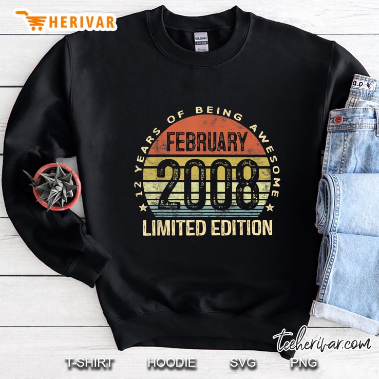 12 Years Of Being Awesome February 2008 Limited Edition Vintage Version Sweatshirt