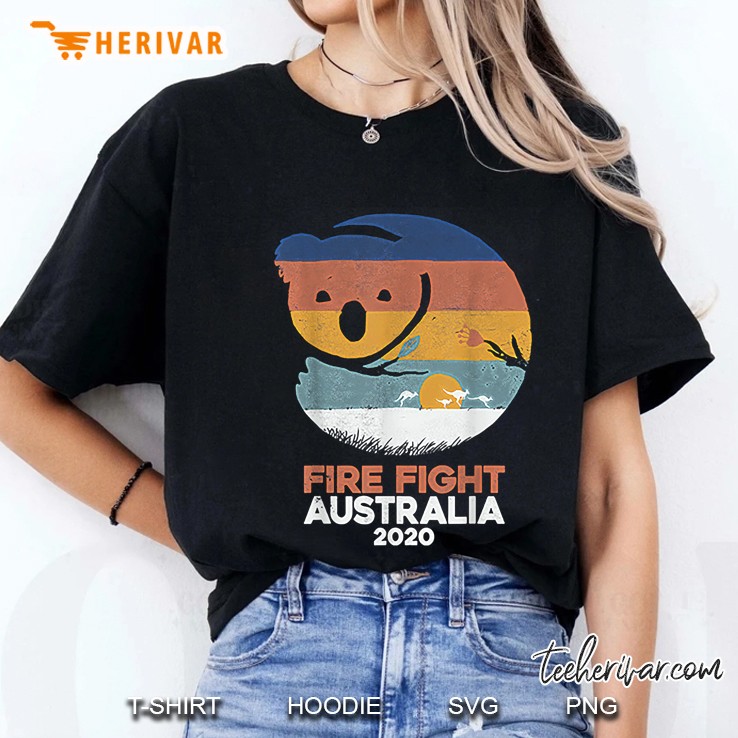 Fire Fight Australia 2020 Koala Vintage Version Ladies Tee