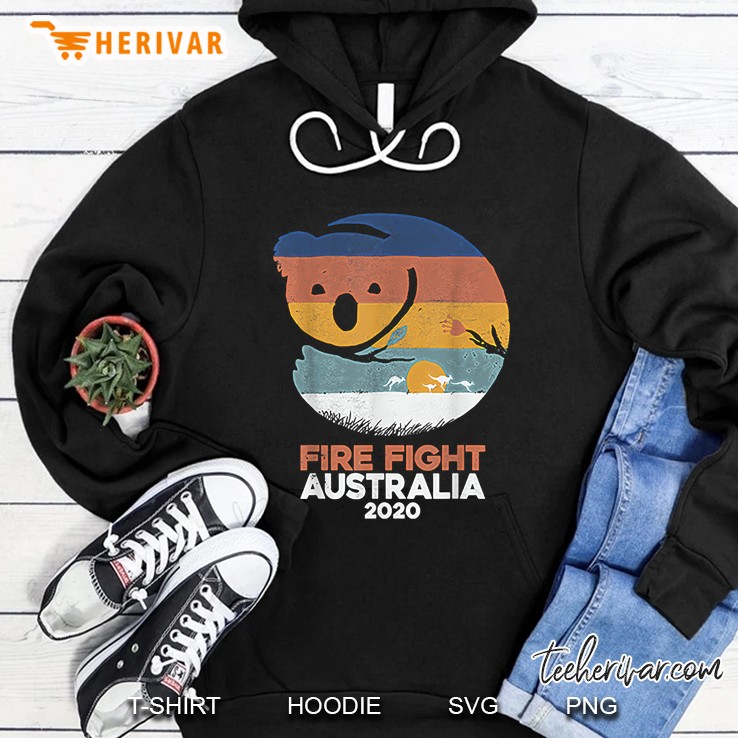 Fire Fight Australia 2020 Koala Vintage Version Hoodie