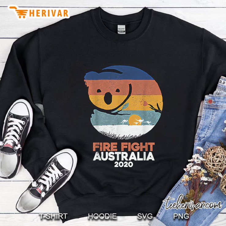 Fire Fight Australia 2020 Koala Vintage Version Sweatshirt