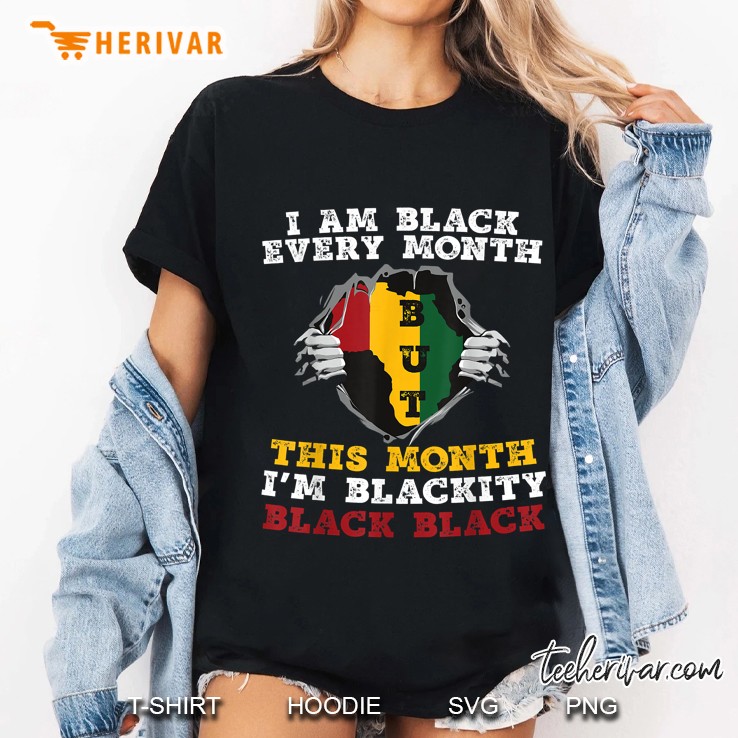 I Am Black Every Month But This Month I