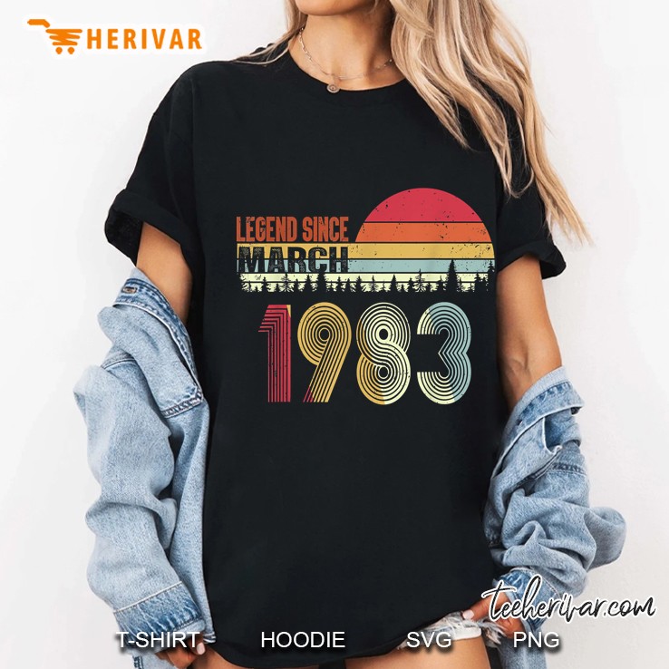 Legend Since March 1983 Vintage Version Ladies Tee