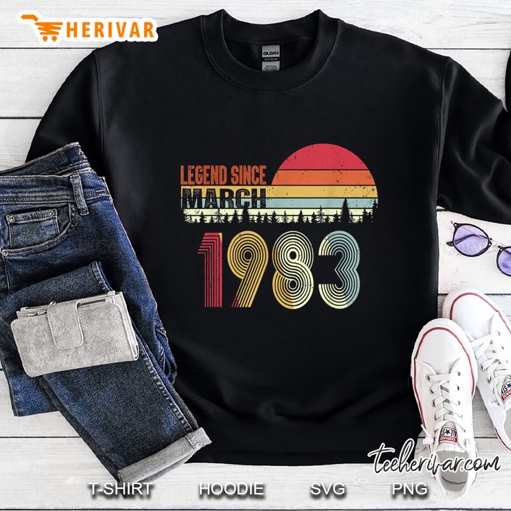 Legend Since March 1983 Vintage Version Sweatshirt