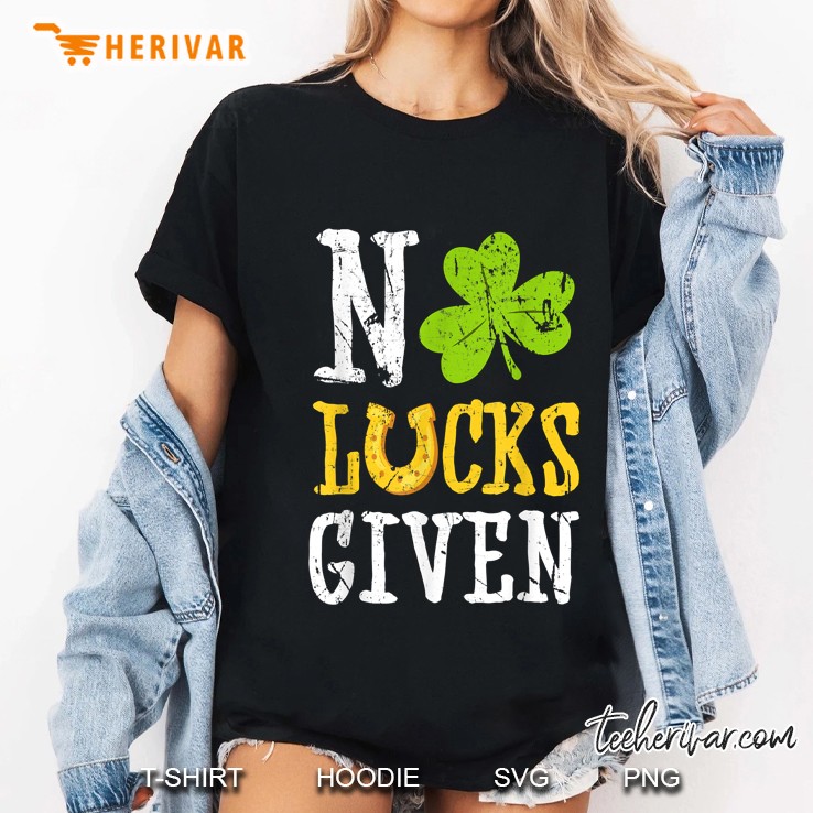 No Lucks Given Shamrock Version Ladies Tee