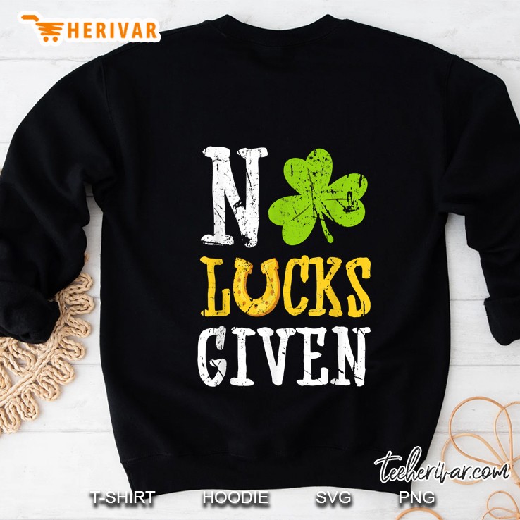 No Lucks Given Shamrock Version Sweatshirt