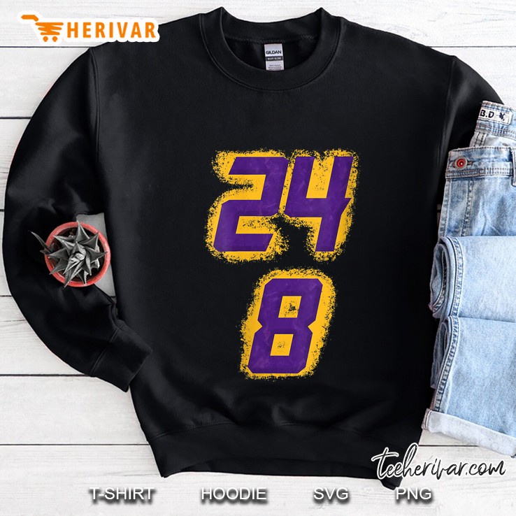 Number 24 And 8 Sweatshirt
