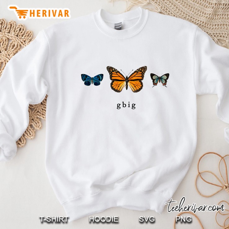 Grand Big G-Big Pledge Rush Sorority Vintage Butterflies Sweatshirt