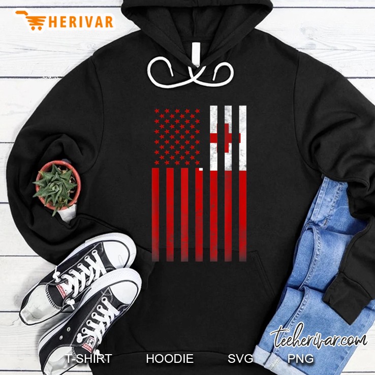 Tongan American Flag Hoodie