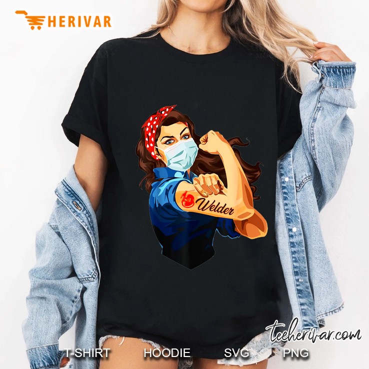 Welder Strong Women Coronavirus Ladies Tee