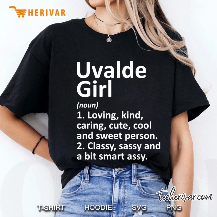Uvalde Girl Texas City Home Roots Ladies Tee
