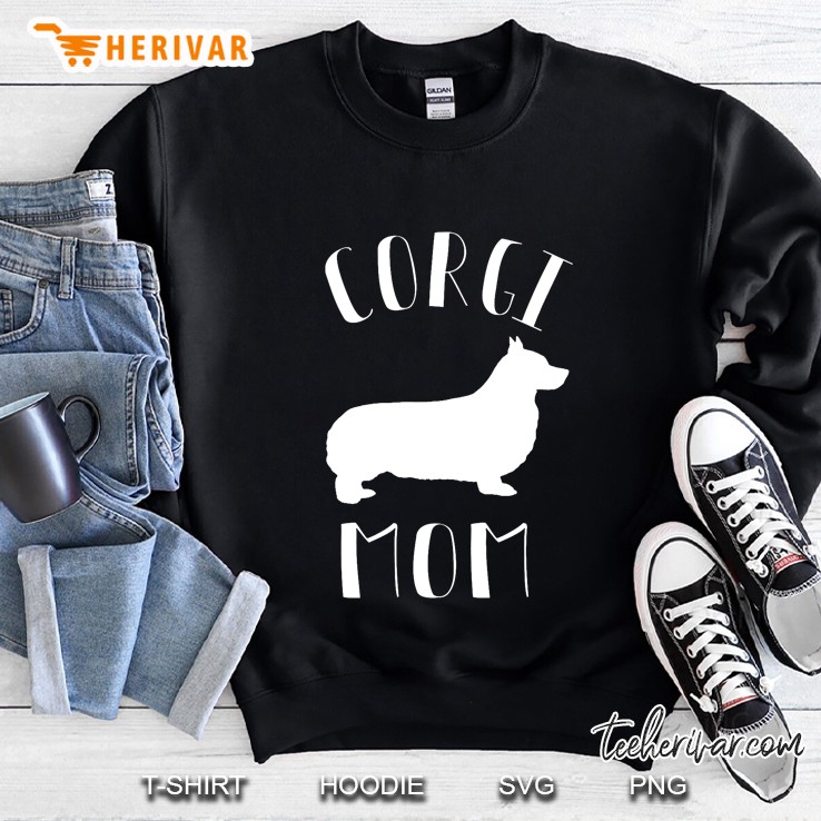 Corgi Mom Corgi Silhoutte Version Sweatshirt