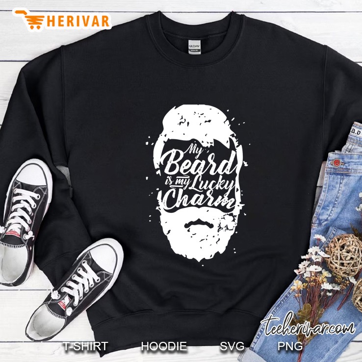 My Beard Is My Lucky Charm Funny St Patricks Day Sweatshirt