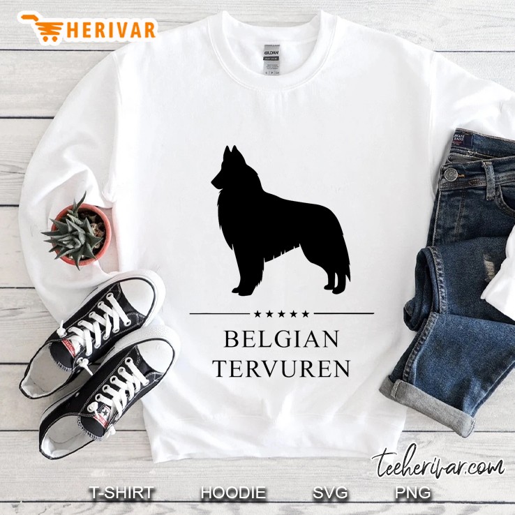 Belgian Tervuren Black Silhouette Sweatshirt