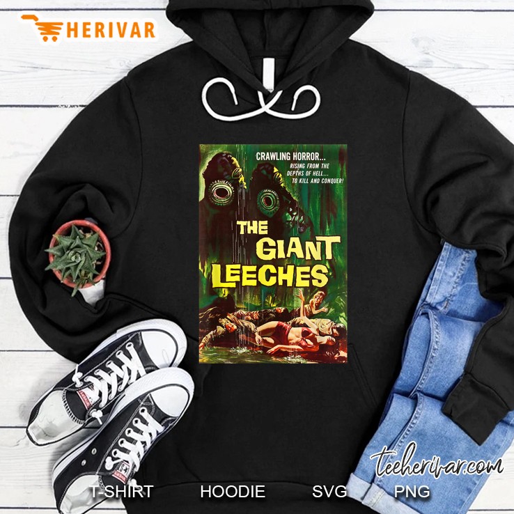 Crawling Horror The Giant Leeches Hoodie