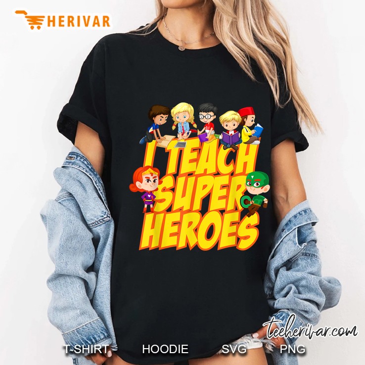 I Teach Super Heroes Ladies Tee