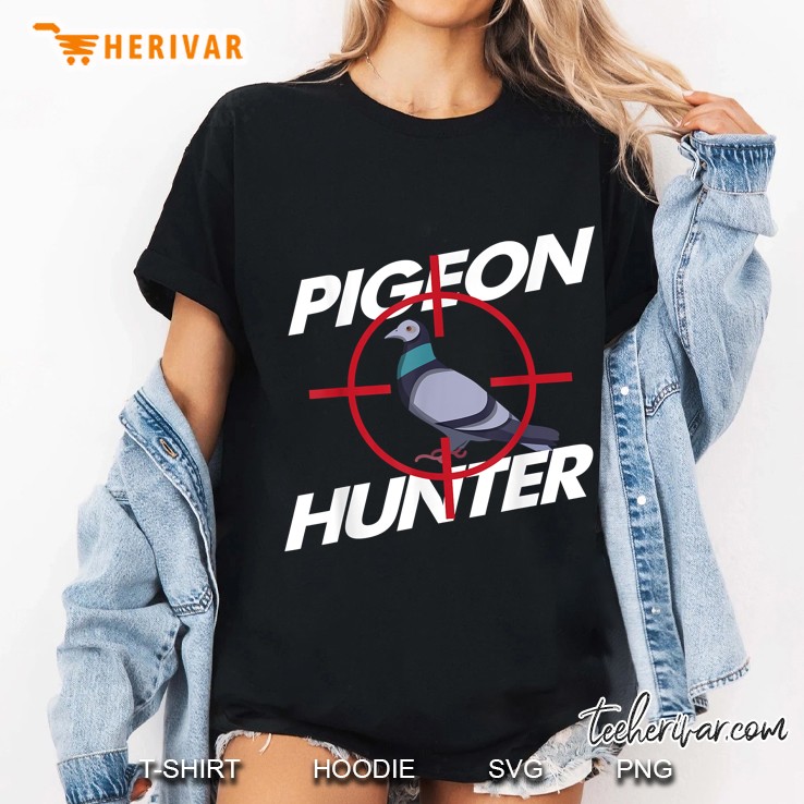 Pigeon Hunter Cool Searching Pigeon Ladies Tee