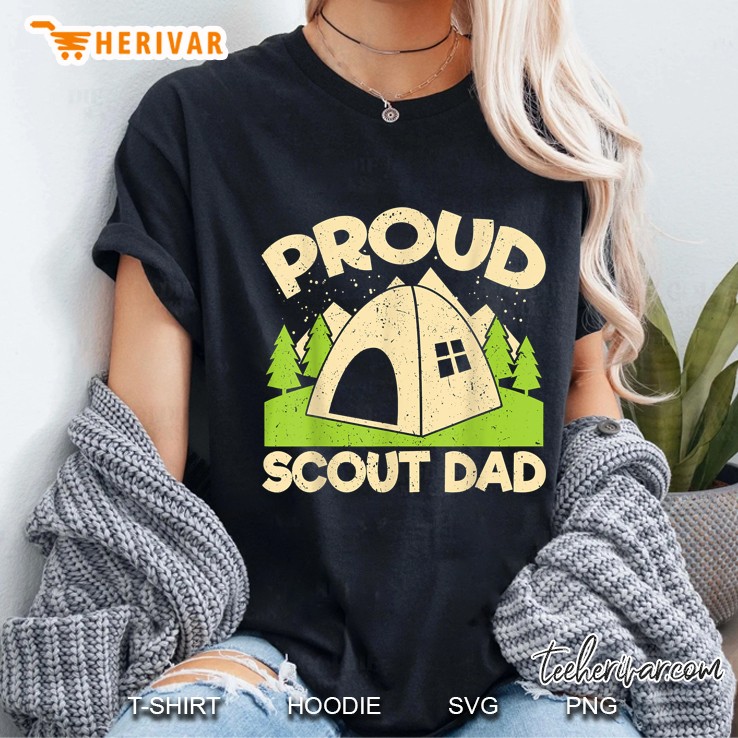 Proud Scout Dad Ladies Tee