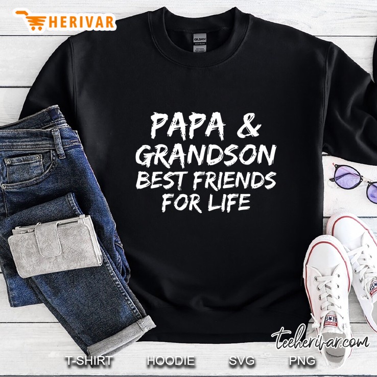 Papa & Grandson Best Friends For Life Version Sweatshirt