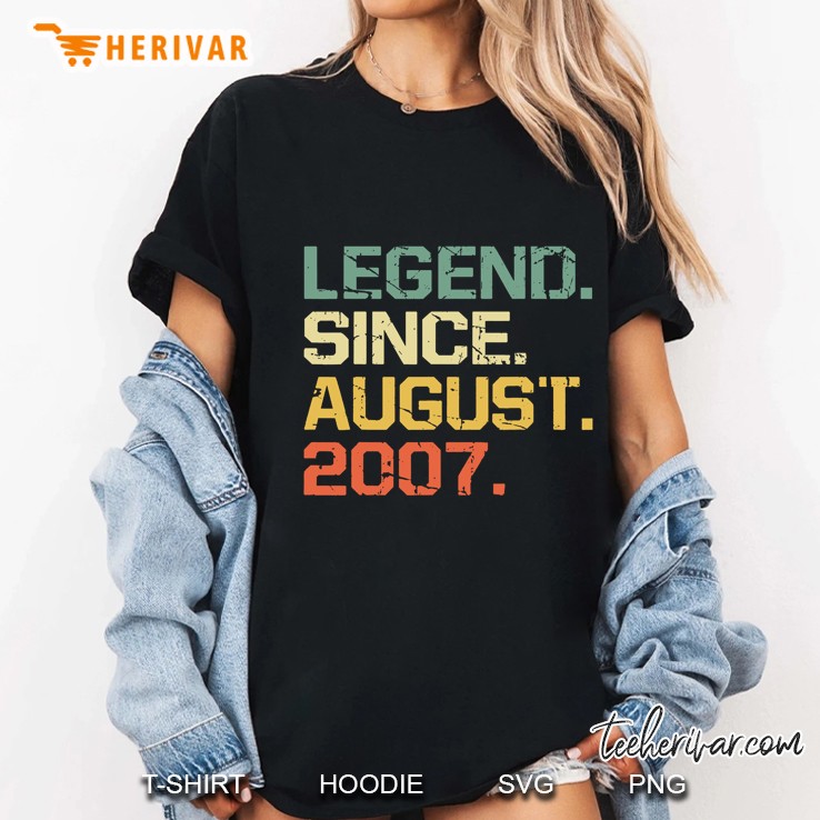 Legend Since August 2007 Vintage Version2 Ladies Tee