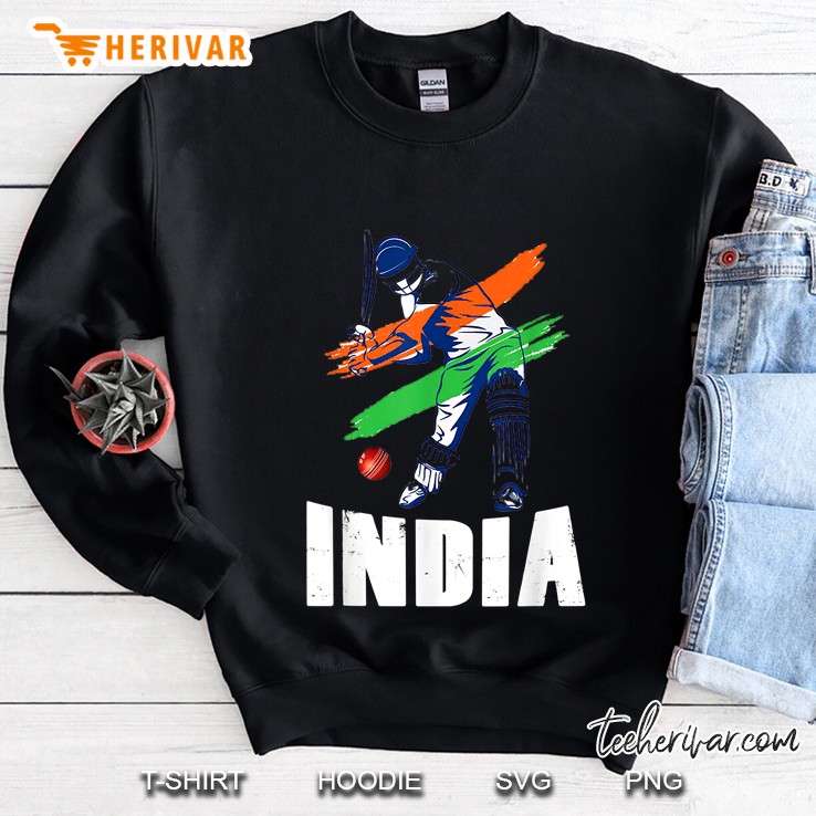 India Flag Indian Cricket Version2 Sweatshirt
