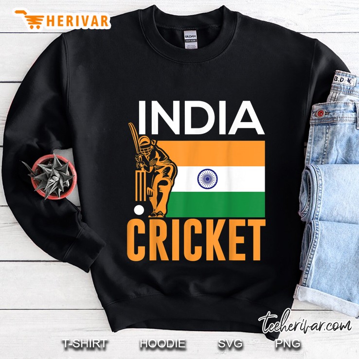 Indian Cricket Flag Version2 Sweatshirt