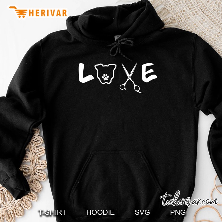 Love Luxe Dog Grooming Pet Groomer Hoodie