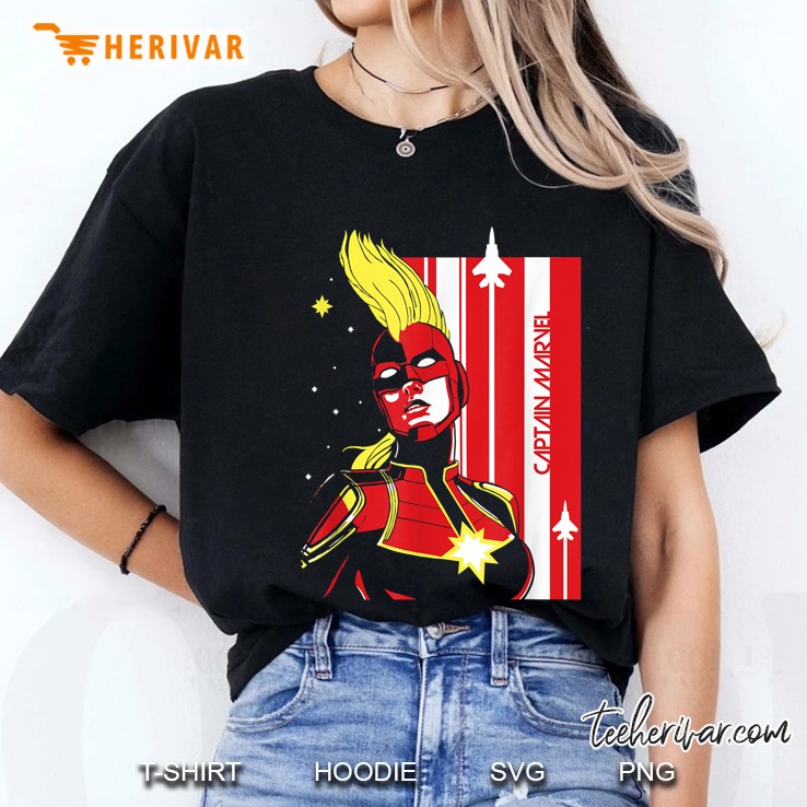 Captain Marvel Carol Danvers Ladies Tee