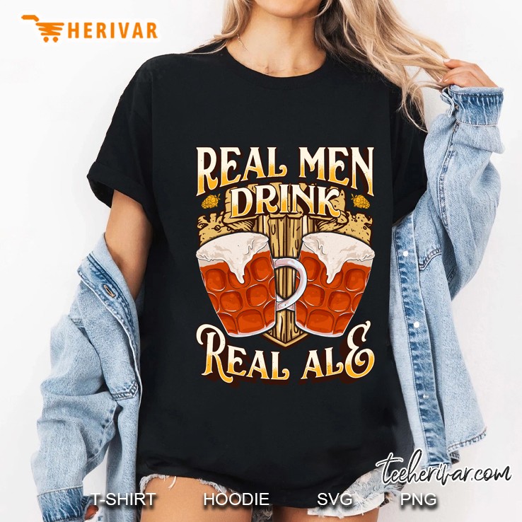 Real Men Drink Real Ale Beer Festival Ladies Tee