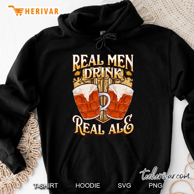 Real Men Drink Real Ale Beer Festival Hoodie