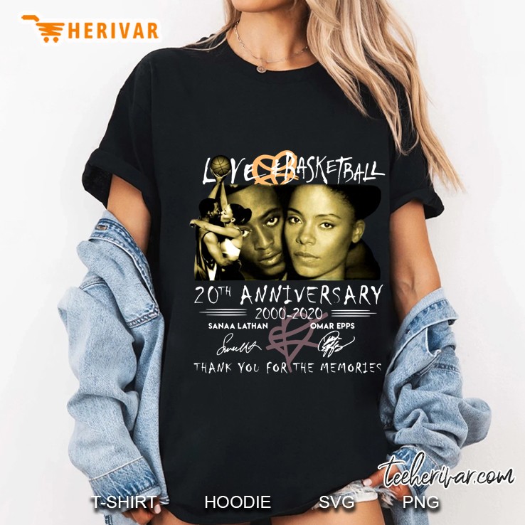 Love Basketball 20th Anniversary 2000-2020 Sanaa Lathan Omar Epps Ladies Tee