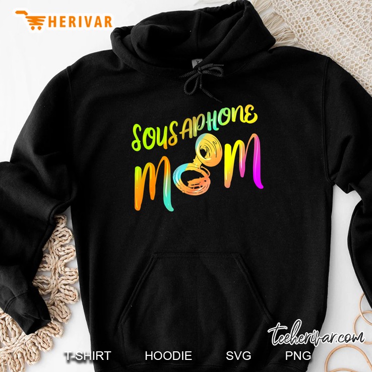 Sousaphone Mom Marching Band Vintage Version2 Hoodie
